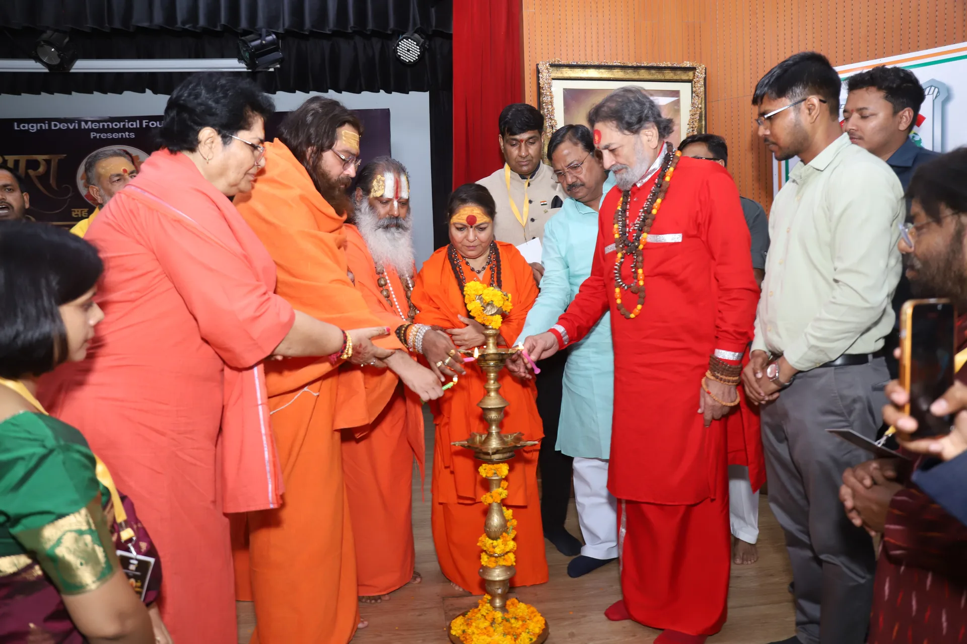Deep Prajjwalan by honoured guests